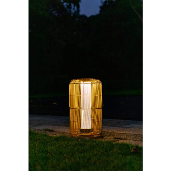 Sens-Line - Milou Tuinlamp 55cm - Solar & USB - Rotan