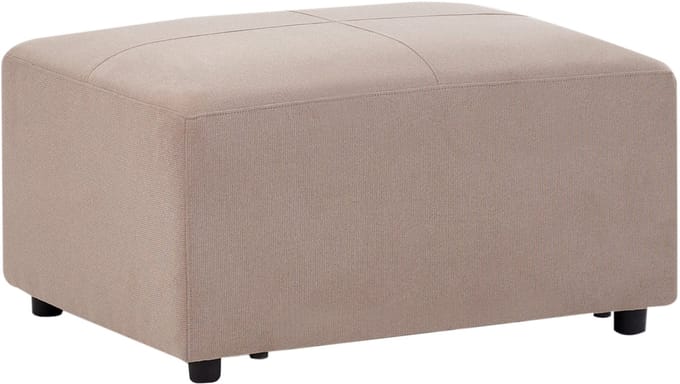KOHLO - Ottomaan - Taupe - Polyester