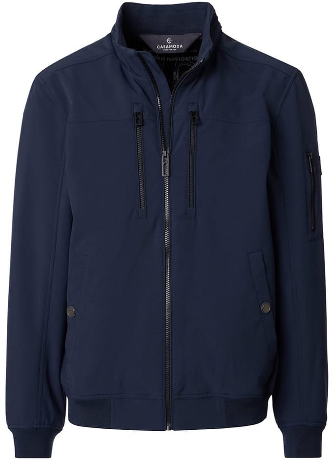 Casa Moda Softshell Jas Met Stretch Opstaande Kraag - XXL