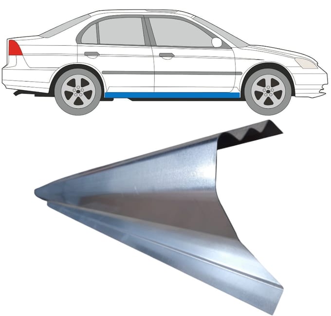 Reparatie dorpel voor Honda Civic 2001-2005 / Links = Rechts (symmetrisch)