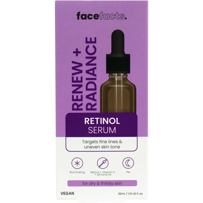 Face Facts Renew + Radiance Retinol Serum 30 ml
