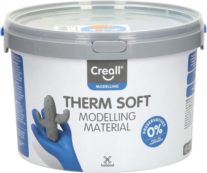 Creall Therm junior assortiment - 2000g Boetseermateriaal op Kunstofbasis