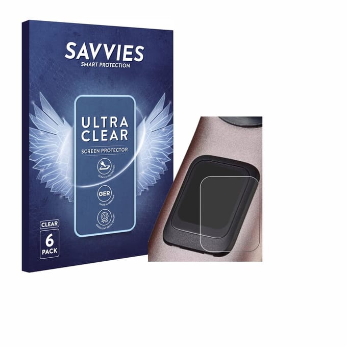 Savvies - Screenprotector voor Specialized Turbo Levo 4 - Folie Beschermfolie transparant 6 Stuks
