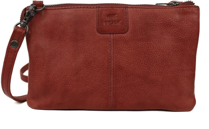 Bear Design Uma Leren Schoudertas / Clutch - Rood