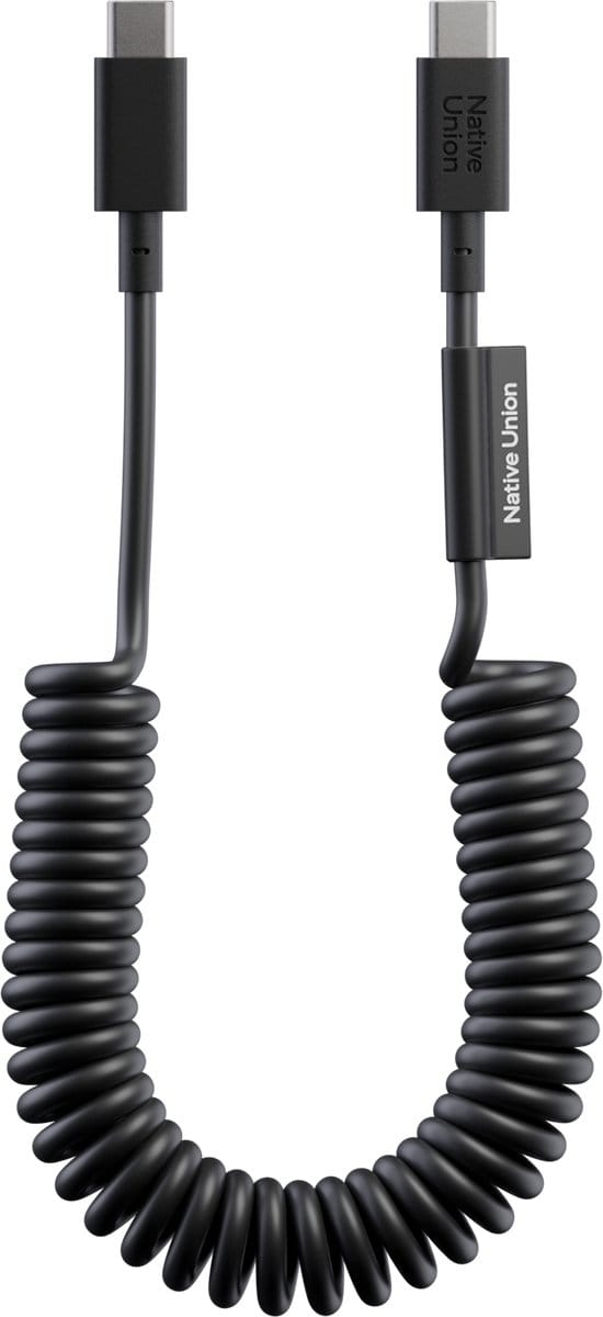Native Union Pop Cable - Zwart - USB-C naar USB-C - 1.2M - 60W