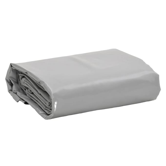 vidaXL - Dekzeil - 650 - g/m² - 3x3 - m - grijs