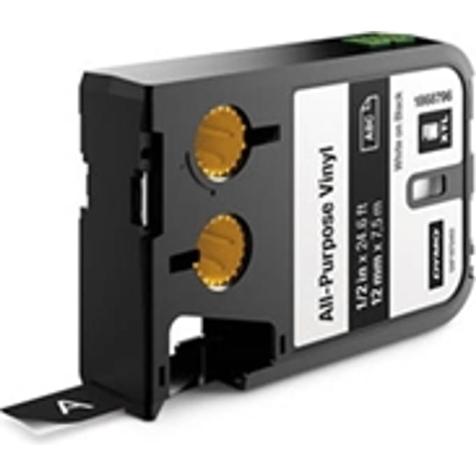 DYMO 1868796 XTL tape vinyl wit op zwart 12mm (origineel)