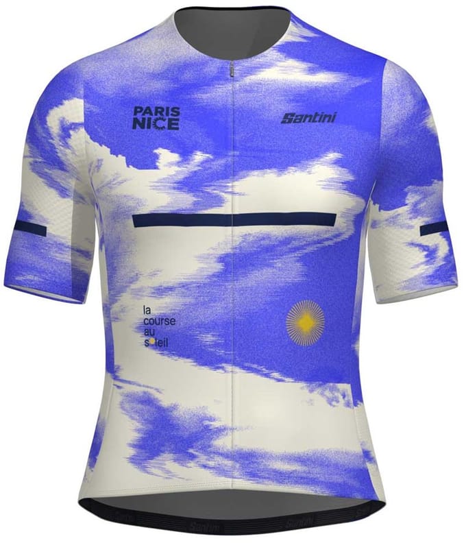 Santini Paris-nice 2025 Korte Mouw Wielertrui Paars 4XL Man