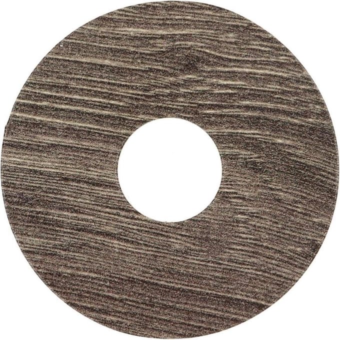Zelfkl. rozet (17 mm) eiken drijfhout bruin (10 st.)