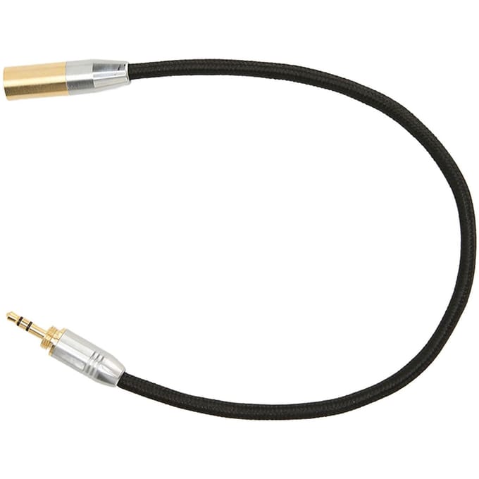 3.5mm Mannelijk naar Mini XLR 3-pins Kabel Professioneel Verguld 3.5mm naar Mini XLR Adapter voor Microfoon