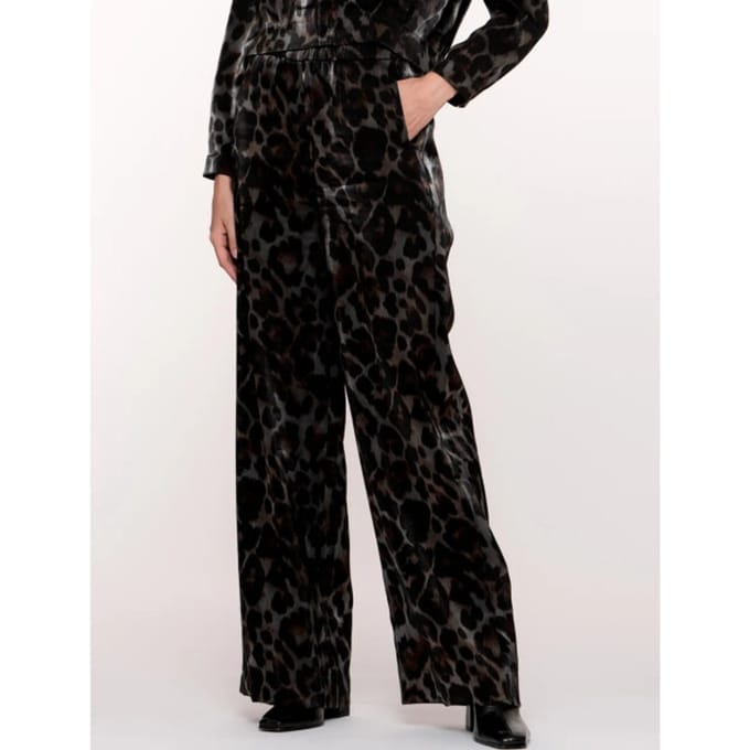 GEISHA - Dames broek - Maat M - Vrouwen - GRIJS - Viscose
