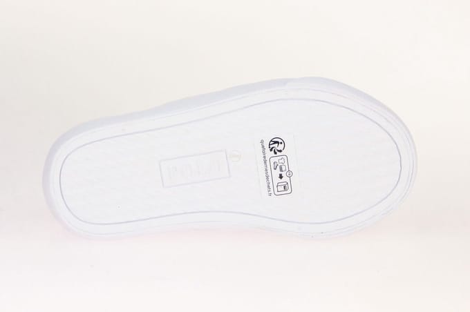 Ralph Lauren Polo Ryley Wit-Gouden Sneaker