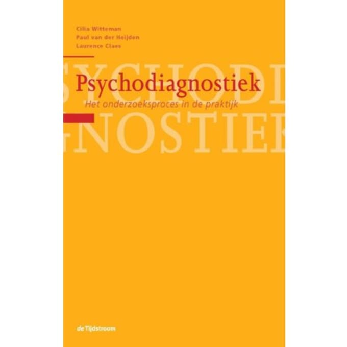 Psychodiagnostiek - Cilia Witteman