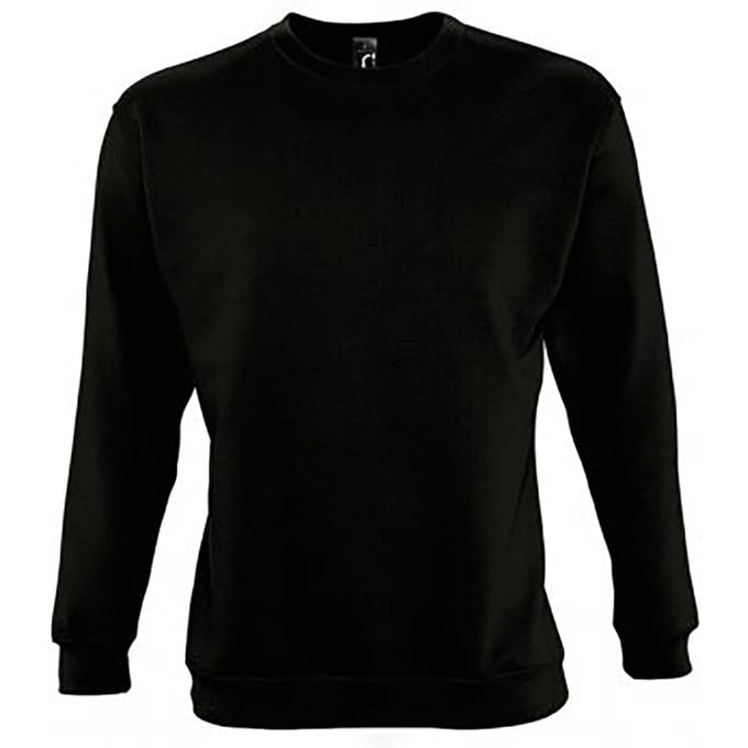 SOLS Uniseks Supreme Sweatshirt (Zwart)