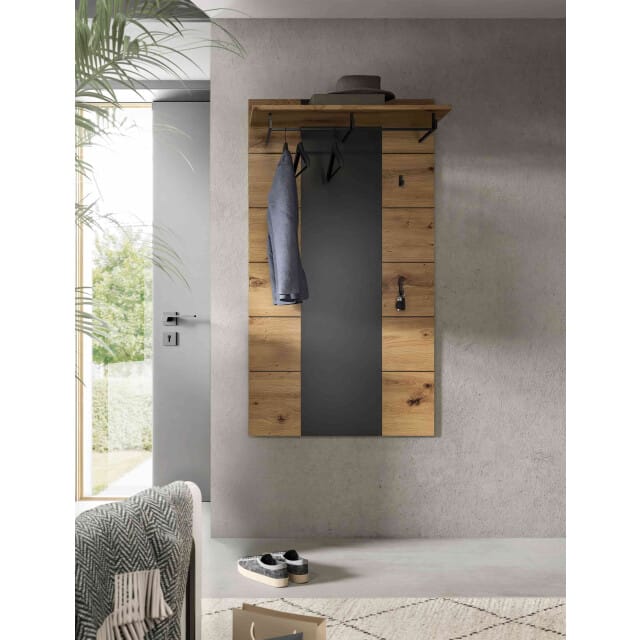Canu garderobekastpaneel Artisan NB basaltgrijs NB - 29x141x80cm