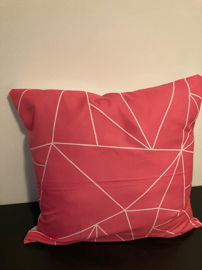 Nordic Geometry Collection Kussenhoes – Pink Edition - 45x45 cm