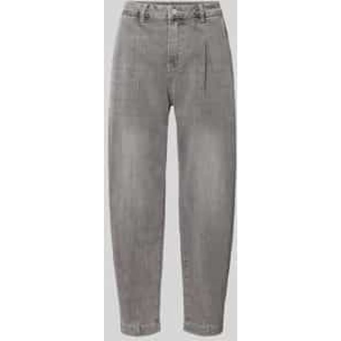 Regular fit barrel jeans van mix van viscose en katoen met viscose, model 'Ballon Str Denim'