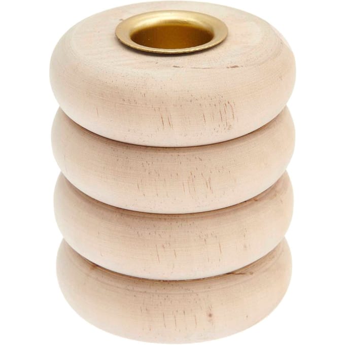 Kandelaar "Ringen", voor staafkaarsen Ø 2,4 cm - 7 cm