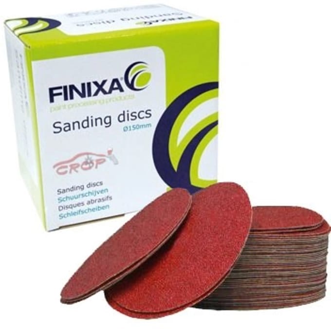 FINIXA SPDS Schuurschijven RED 150mm zonder gaten - P80