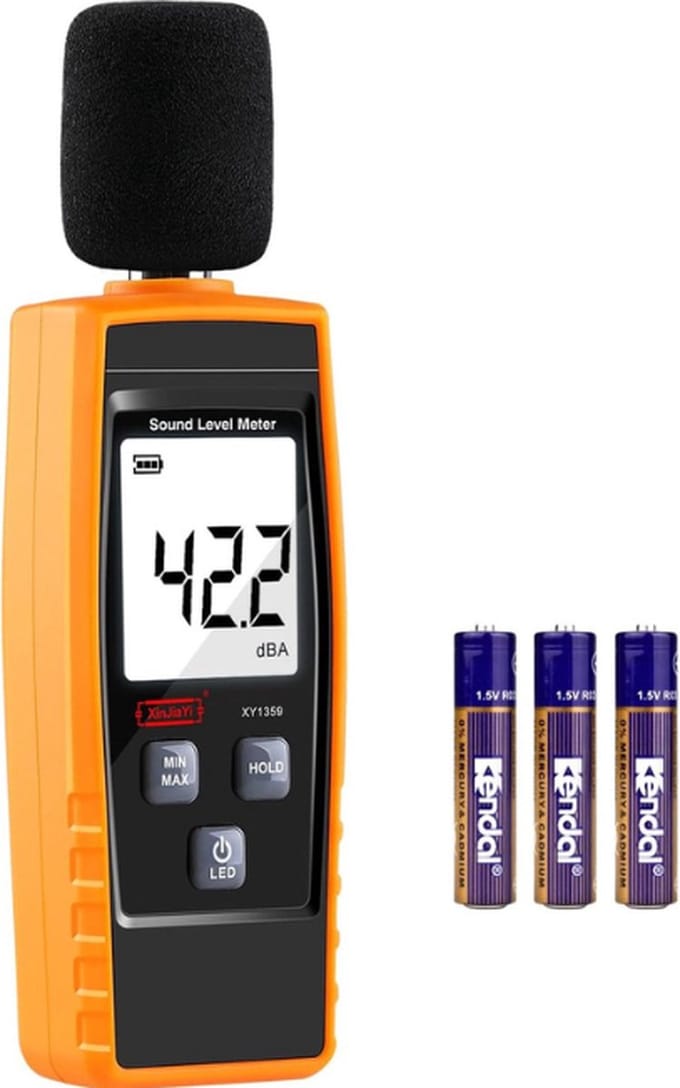 Decibelmeter - Geluidsmeter - Db Meter - Digitaal - Geluidssterkte Meter