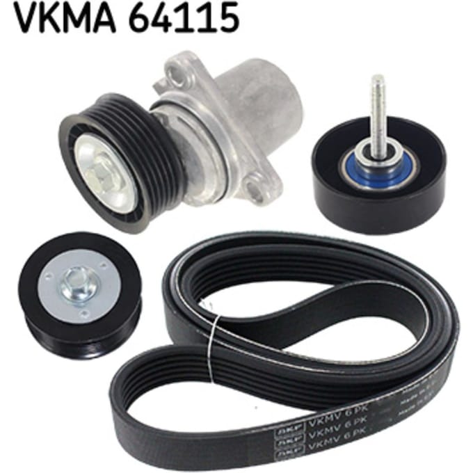 Poly V-riem set SKF VKMA 64115