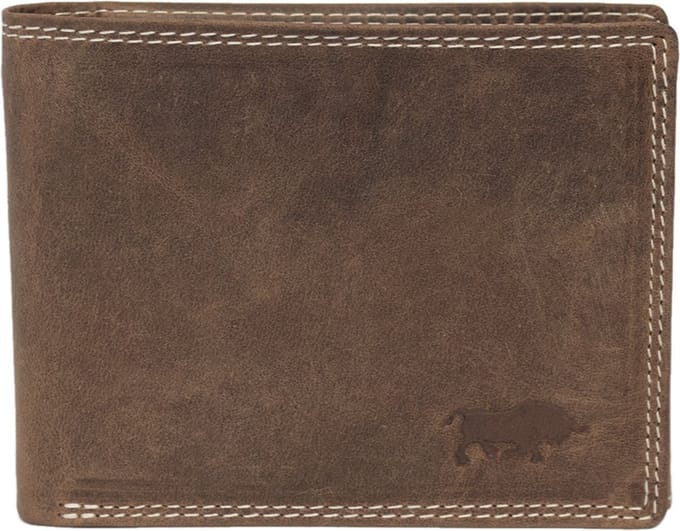Portemonnee Heren - Cognac – Echt Leer - Vintage look