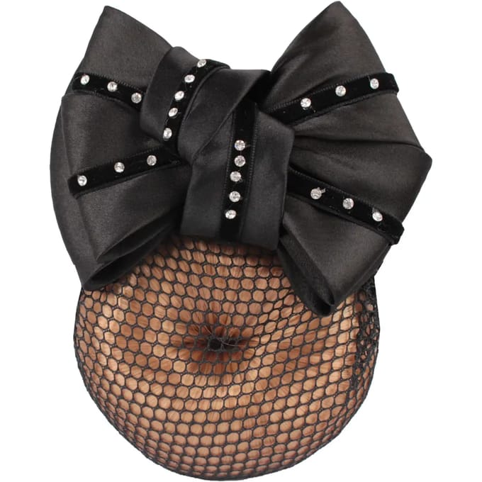 Horka Haarnetje Papillon Strass - Zwart