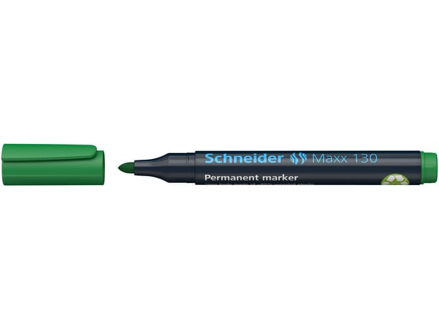 Schneider permanent marker - Maxx 130 - ronde punt - groen - lijnbreedte 1-3 mm - S-113004