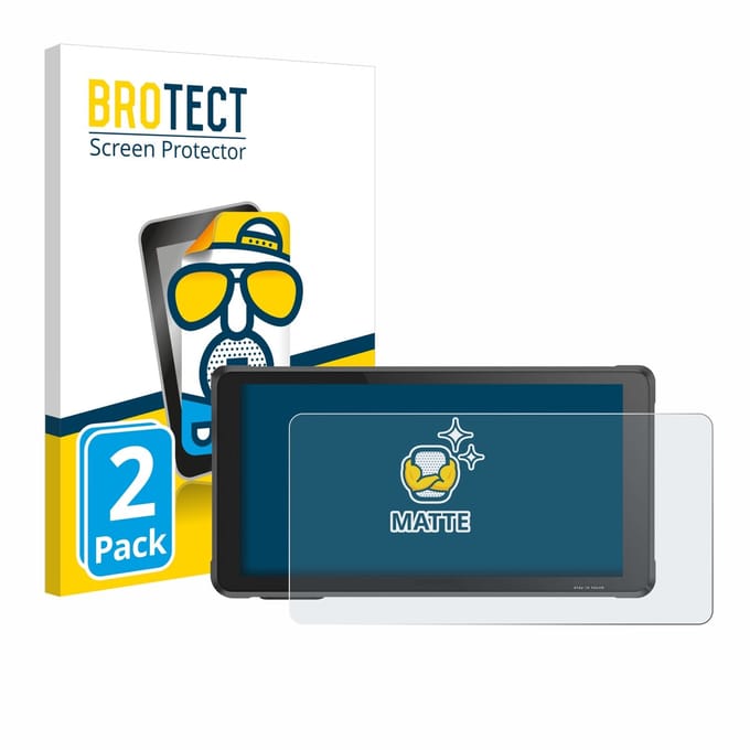 BROTECT - Screenprotector voor Interphone RideSync Sync55 - Folie Beschermfolie matte 2 Stuks