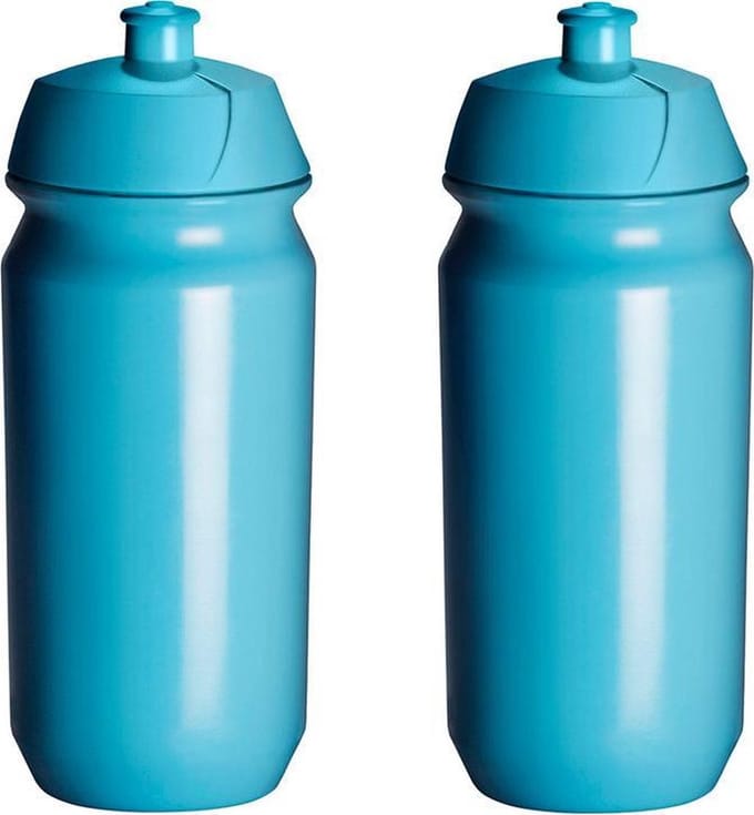 2 x Tacx Shiva Bidon - 500 ml - Lichtblauw - Drinkbus