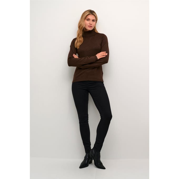 Pullover Slim/ Regular fit brown