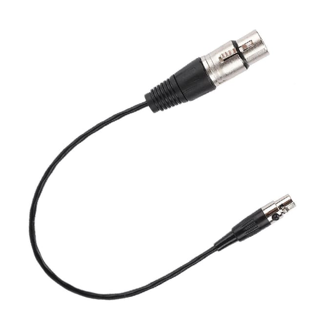 Mini XLR 3-pins Vrouwelijk naar XLR 3-pins Vrouwelijk Audiokabel voor Camera'sSLR's Standaard Microfoonaansluiting