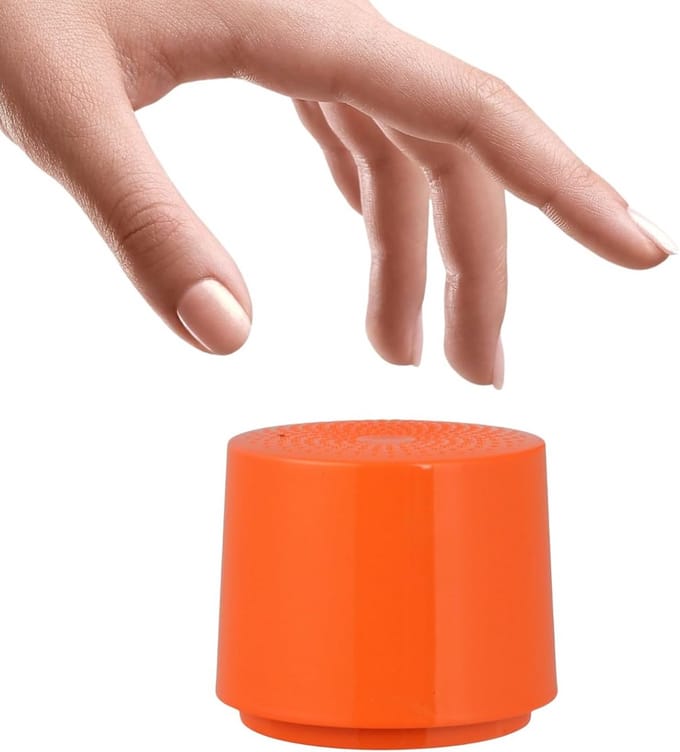 Draagbare Bluetooth Speaker - Draadloze Mini Speaker - Reizen Thuis - TWS Stereo Pairing - Compact Formaat - Oranje Fluo