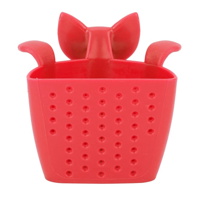 Thuis Kantoor Schattige Kat Vorm Silicone Thee Infuser Thee Zeef Filter Thee Set Accessoire Rood red