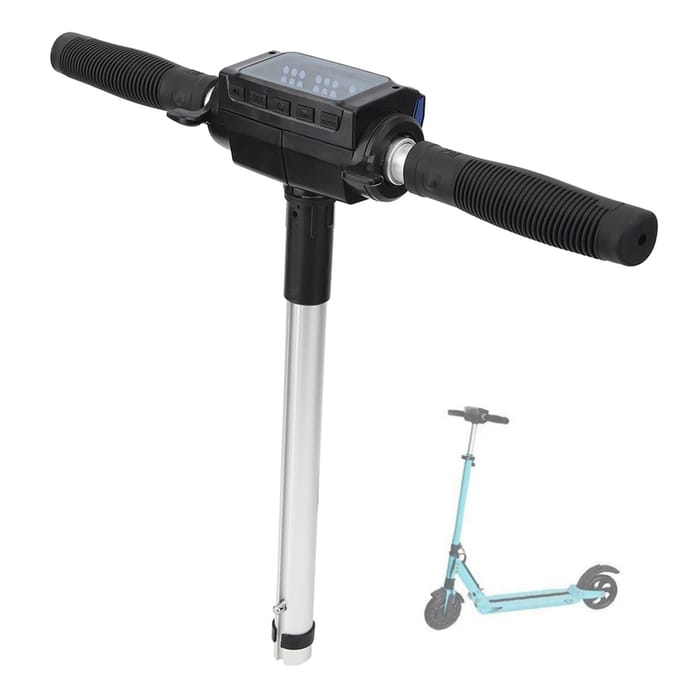 Universeel Accessoire Aluminiumlegering Complete Set Stuur voor KUGOO 8 inch Elektrische Scooter black