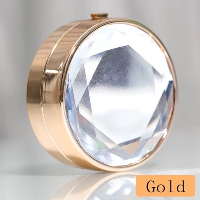 Diamond lenzendoosje | inclusief alle nodige applicators | Goud