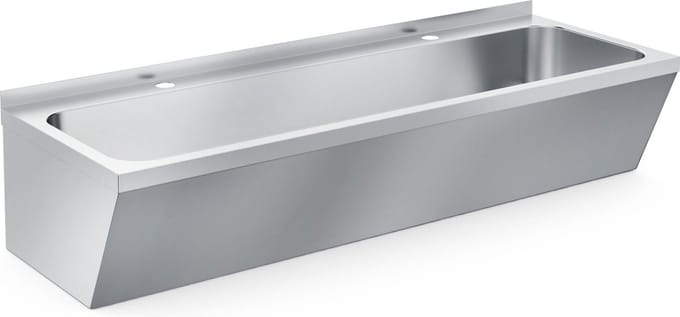 RVS Wasbak Dubbel 1200x425x165mm, CombiSteel 7013.1220