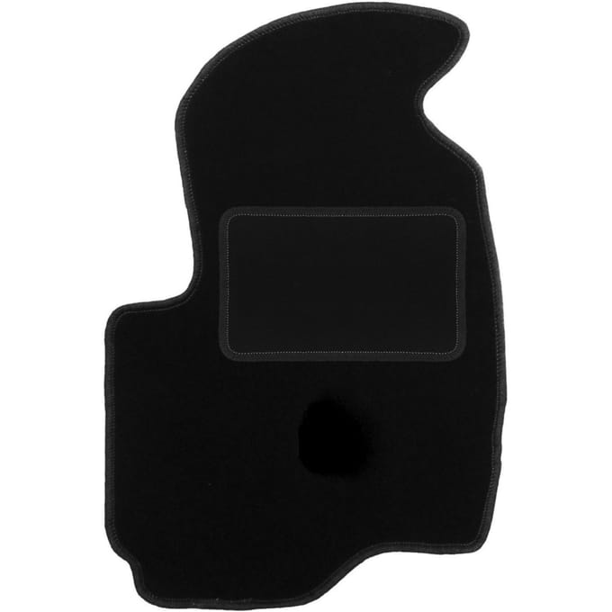 Bestuurdersmat zwart voor: Mitsubishi Colt VII hatchback (2004-2008)