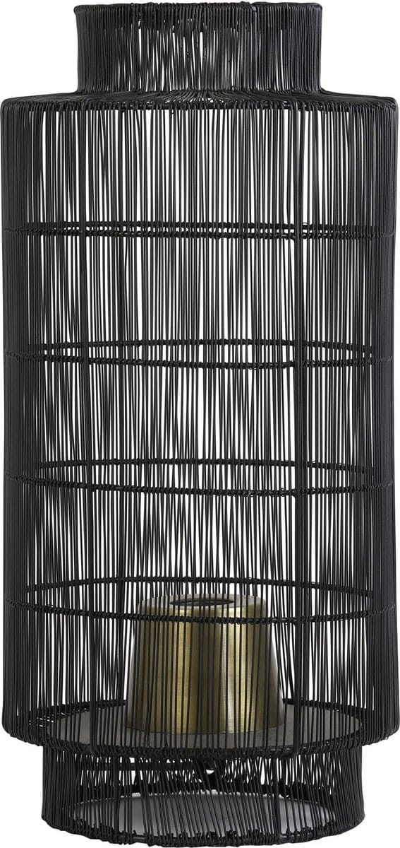 Light & Living Tafellamp Gruaro - Zwart - Ø24cm - Modern