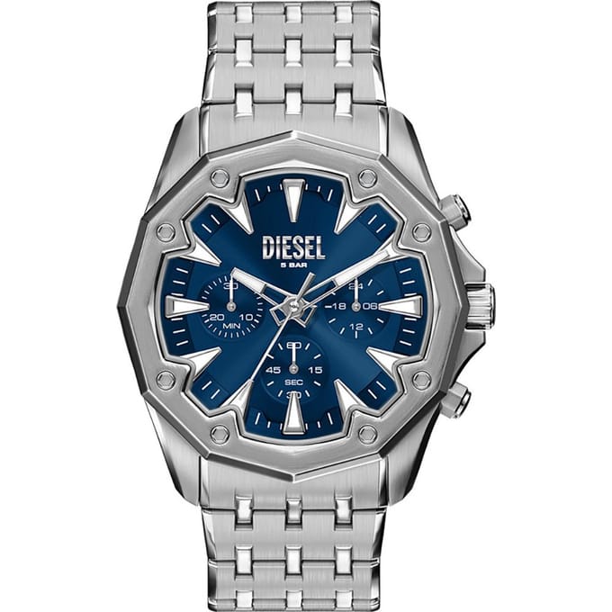 Diesel DZ4706 Mannen Horloge 46 mm - Zilverkleurig