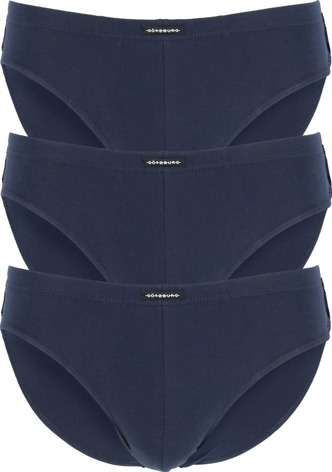 Gotzburg heren slips (3-pack) - donkerblauw