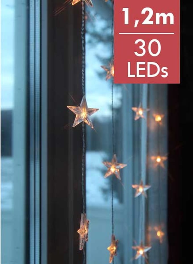 LED Ster gordijn - 120cm