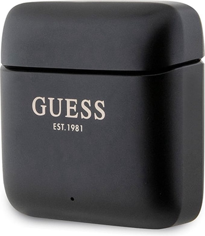 GUESS Bluetooth headphones GUTWSSU20ALEGK TWS + docking station black/black Printed Logo