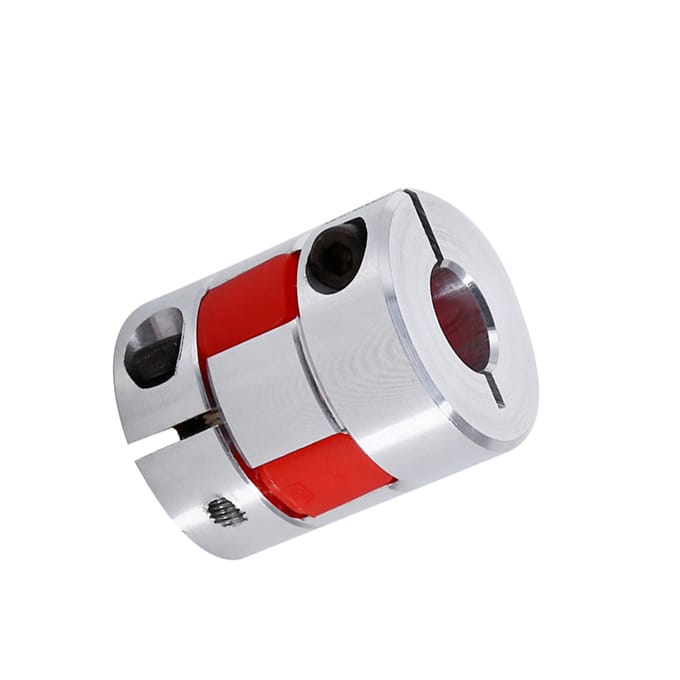 8mm x 10mm Flexibele Pruim Askoppeling CNC Stappenmotor Encoder Koppeling gray
