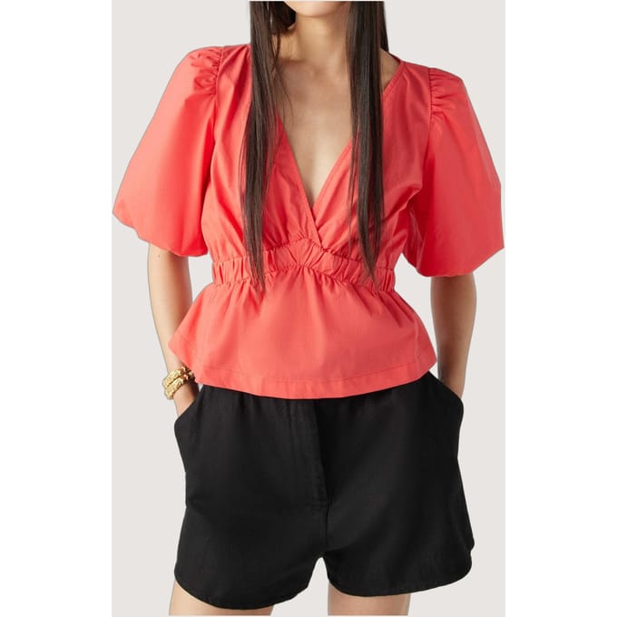 BA&SH Top Kems Corail Maat: M | Blouses Outlet | Dames | Blauw