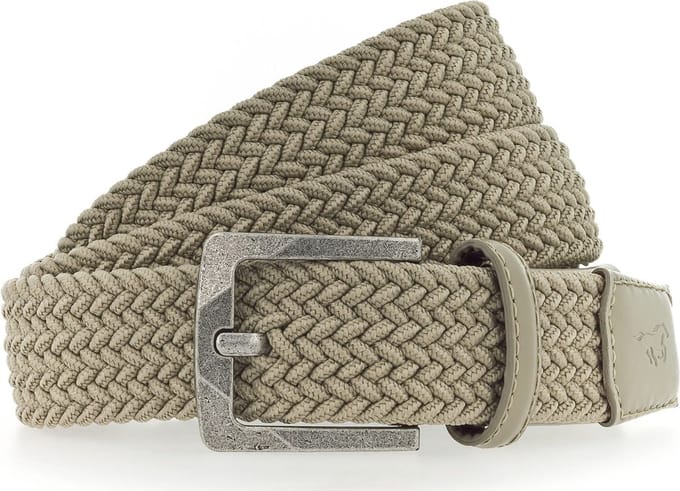MUSTANG Riem Woven Belt W130 Sand Beige