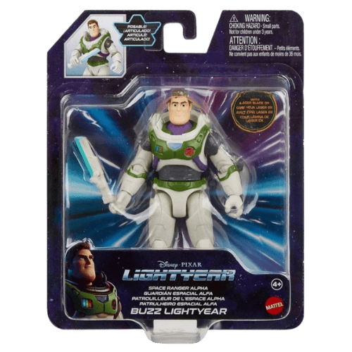 Mattel Disney Pixar Lightyear Ruimte-Actiefiguur met Accessoire - 1 stuk - Assorti