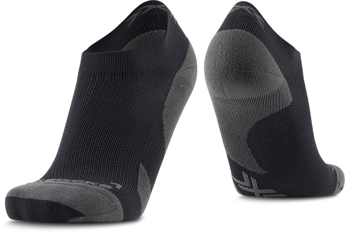 X-Socks Run Discover Low Cut Hardloopsokken Zwart/Antraciet 39-41