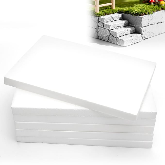 Cosensi - Dailygoods - Set van 6 Harde Schuimplaten voor Knutselen