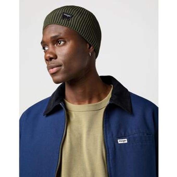 Hoed Wrangler 112372412 EASY BEANIE-IVY GREEN